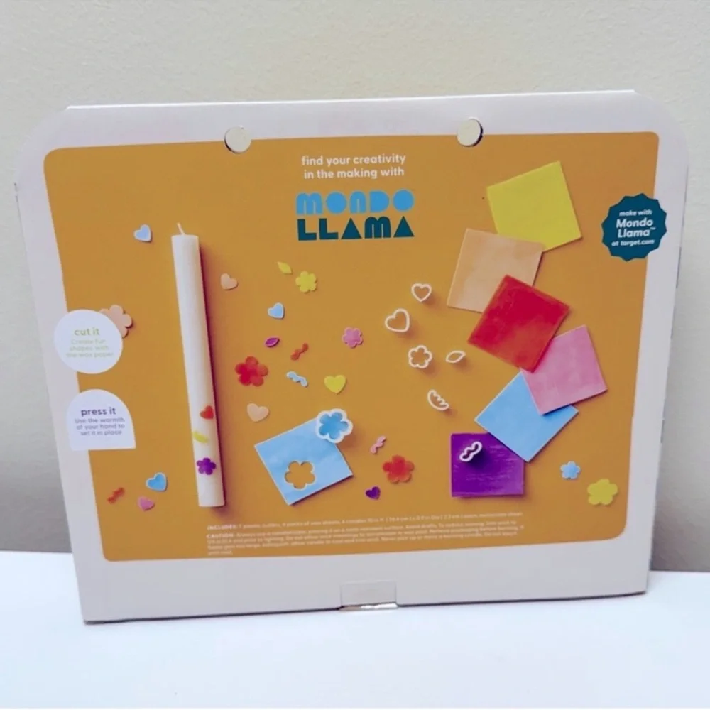 New! Colorful Taper Candle Making Kit - Mondo Llama - Picture 7 of 8